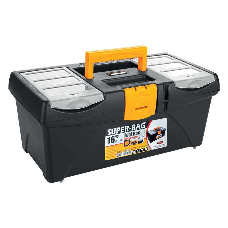 SUPER BAG TAKIM ÇANTASI PLASTİK KİLİTLİ 16"